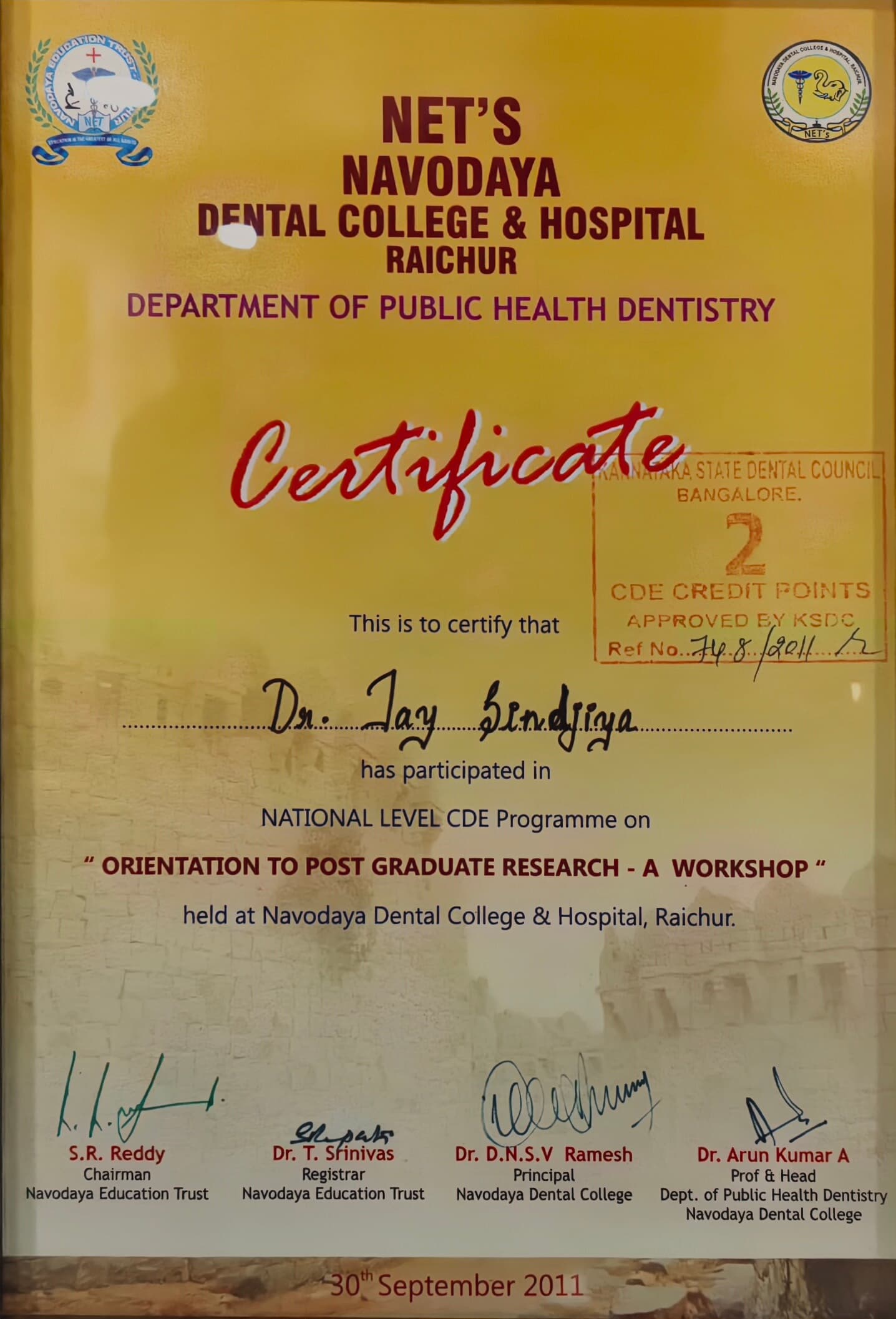 Certificate 10