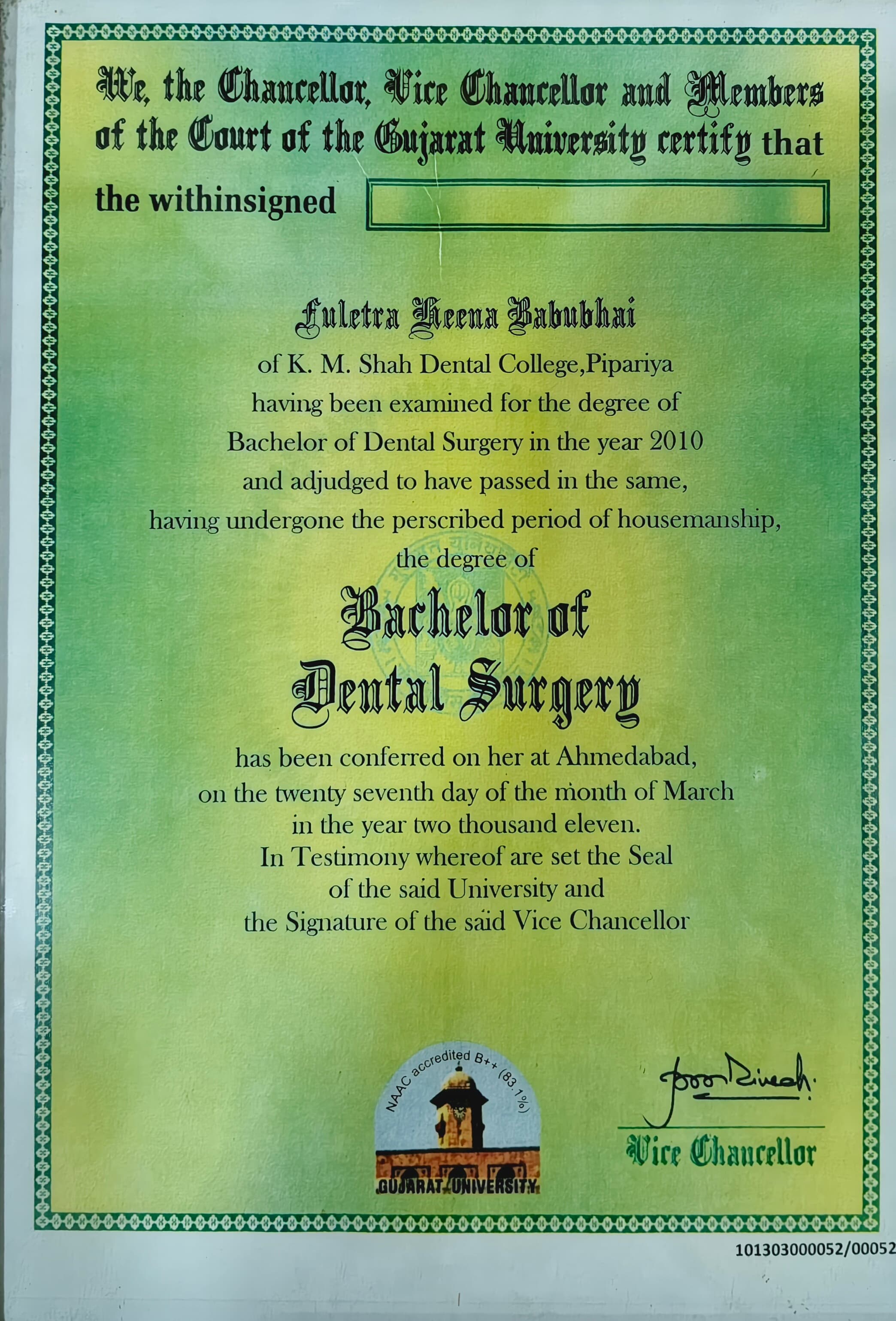 Certificate 2